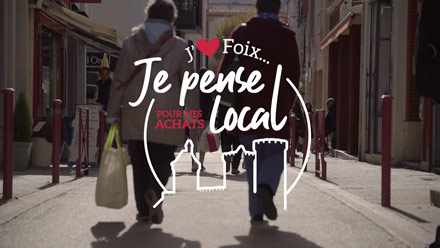 J’aime Foix, pour mes achats je pense local !